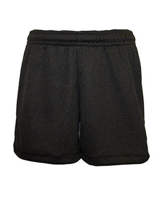 Adults & Kids Shorter Leg Sports Shorts in Black